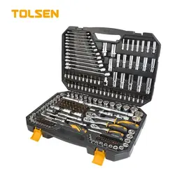 Set de 216 capete tubulare TOLSEN, 1/2+1/4+3/8