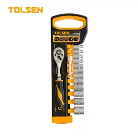 Set de 14 capete tubulare TOLSEN, 1/4