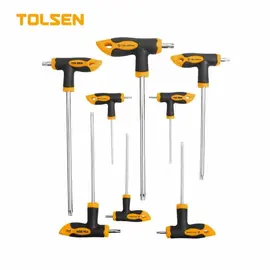 Set de 8 șurubelnițe TORX TOLSEN, Tip-T, T10-T50