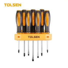 Set de 7 șurubelnițe TOLSEN, SL4.5x90/SL5