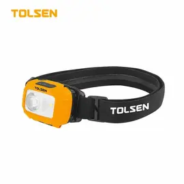 Lanternă frontală TOLSEN, cu baterii 3xAAA, 300Lm, 6500K