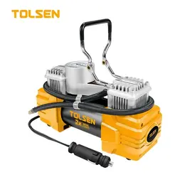 Compresor auto TOLSEN, cu 2 cilindri, 12V