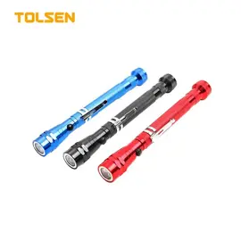 Lanternă telescopică cu magnet TOLSEN, 3 LED