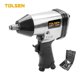 Pistol pneumatic cu impact TOLSEN, Cu 17 accesorii, 340Nm, 1/2