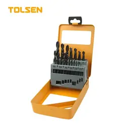 Set de 19 burghie pentru metal TOLSEN, 1–10mm