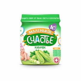 Piure МАЛЕНЬКОЕ СЧАСТЬЕ, din dovlecel, 80 g
