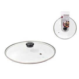 Capac din sticla Fackelmann, cu eliberare aburului, 28 cm