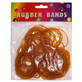 Set elastice pentru bani, rotunde, bej, 50 mm, 80 buc