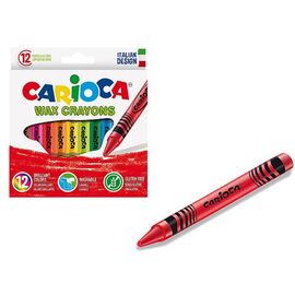 Набор мелков восковых CARIOCA Wax, 12 шт