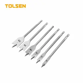 Set de 6 burghie pentru lemn TOLSEN, 10/12/16/18/20/25mm