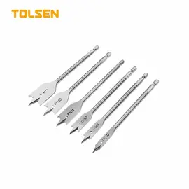 Set de 6 burghie pentru lemn TOLSEN, 10-25mm