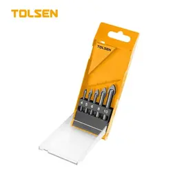 Set de 5 burghie pentru sticlă și plăci ceramice TOLSEN, 4-10 mm