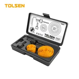 Set de 11 carote pentru lemn TOLSEN, 19-64 mm
