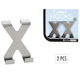 Cuiere pe usa 2 buc "X"-forma, din metal