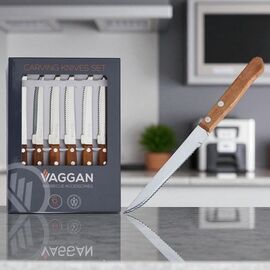 Set cutite Vaggan pentru friptura, 21 cm, 6 buc