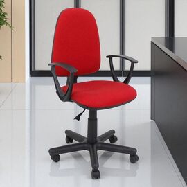 Scaun de birou DECOPRIM PLUS PRESTIGE-C16, Red