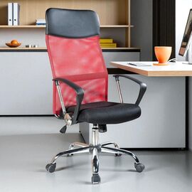 Scaun de birou DECOPRIM PLUS F-63, Black+Red