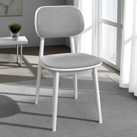 Стул DECOPRIM PLUS LULA (Malmo 90), Ткань, White Legs
