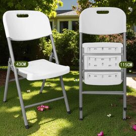 Scaun pliant cu maner, plastic-metal, 40 х 39 х 87 cm