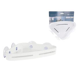 Корзина угловая для ванной комнаты Bathroom 23X15X5 см, белая