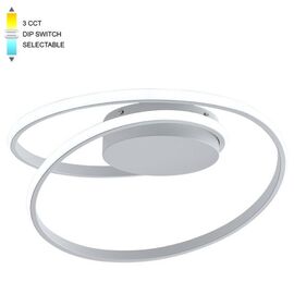 Lustra VITO RING-38 cu LED 38W/3xCCT-DIP/460*H120/alb/aplicat/1/5