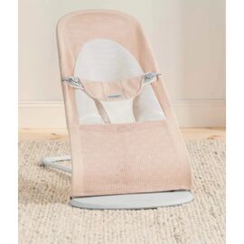 Șezlong pentru bebeluși BABYBJORN Balance Soft Pearly, Pink/White