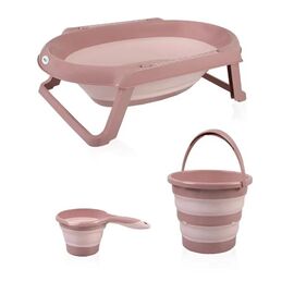 Set cadita pliabila BABYJEM, Somon, 3 piese