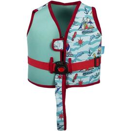 Vesta de salvare pentru înot BABYJEM, Verde