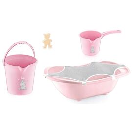 Set pentru baie BABYJEM, Roz, 5 piese