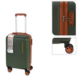 Valiza-troller PROWORLD, kaki, plastic, 30 L, 53X34X25 cm
