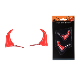 Set agrafe de păr Halloween "Coarne", 2 buc