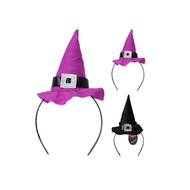 Bentita de cap Halloween "Palarie cu curea", 20x15 cm
