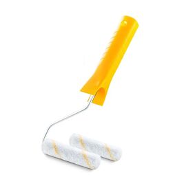 Rulou de vopsit HARDY VELUR MINI cu mâner, 2x10 cm, h.4 mm, Ø15 mm, Ø6 mm (set)