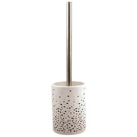 Perie WC MSV Brest, cu suport, din ceramica, 37 cm