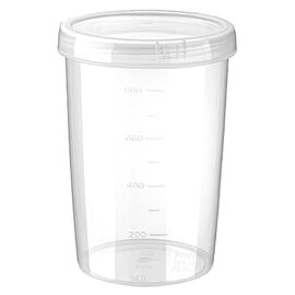 Банка высокая BYTPLAST Phibo, деления, крышка twist-off, 1 Л