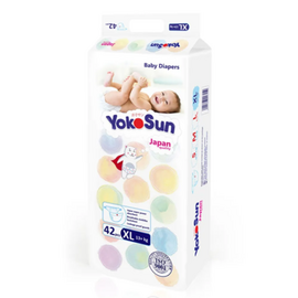 Подгузники детские YOKOSUN, XL, 42 шт