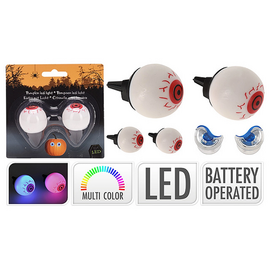 Suvenir LED Halloween "Ochi", Cu iluminare, 9x5x32 cm