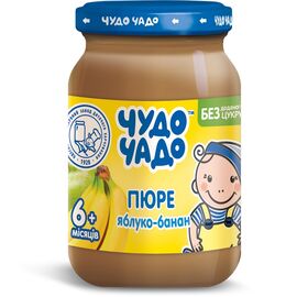 Piure pentru copii ЧУДО-ЧАДО, Mar-banana, 170g