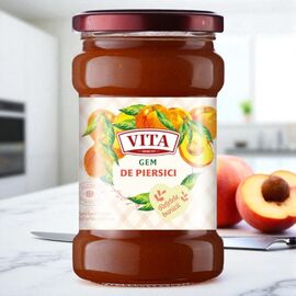Джем VITA, персиковый, 375г