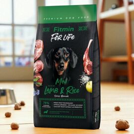 Hrana uscata FITMIN dog For Life Lamb & Rice Mini, 12 kg