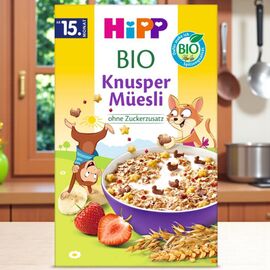 Хлопья HIPP BIO Хрустящие хлопья, от 15 мес., 250 г