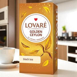 Чай LOVARE Golden Ceylon, 24 пакета
