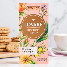 Чай LOVARE TISANES Rooibos Honey, 24 пакета