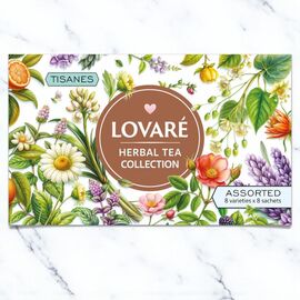 Чай LOVARE TISANES Set Herbal Tea Collection, 64 пакета