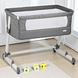 Pătuț BABYGO Co-sleeper 2 în 1, Grey