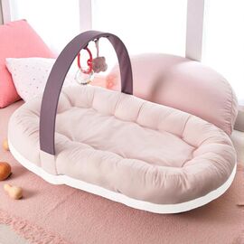 Bebinest BABYJEM My First Bed, Cu jucării, Roz
