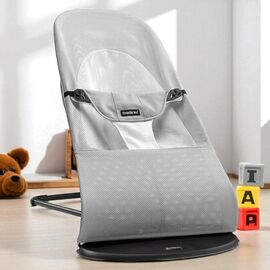 Balansoar BABYBJORN Balance, Silver White, Mesh