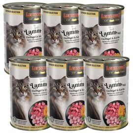 Консервы для кошек LEONARDO SUPERIOR SELECTION Lamb & poultry & pumpkin, 400 г х 6 шт