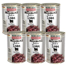 Консервы для собак BEWI DOG PREMIUM QUALITY Lamb, 400 г х 6 шт