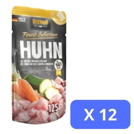 Паучи для собак BELCANDO Chicken, 125 г х 12 шт